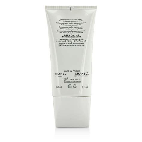 chanel brightening tri-phase makeup remover ingredients|chanel skin care products.